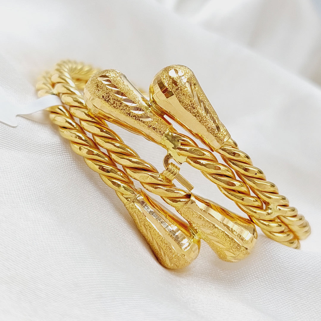 21K Twisted Bracelet