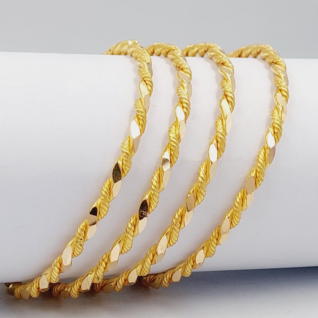 Twisted Bangle Design